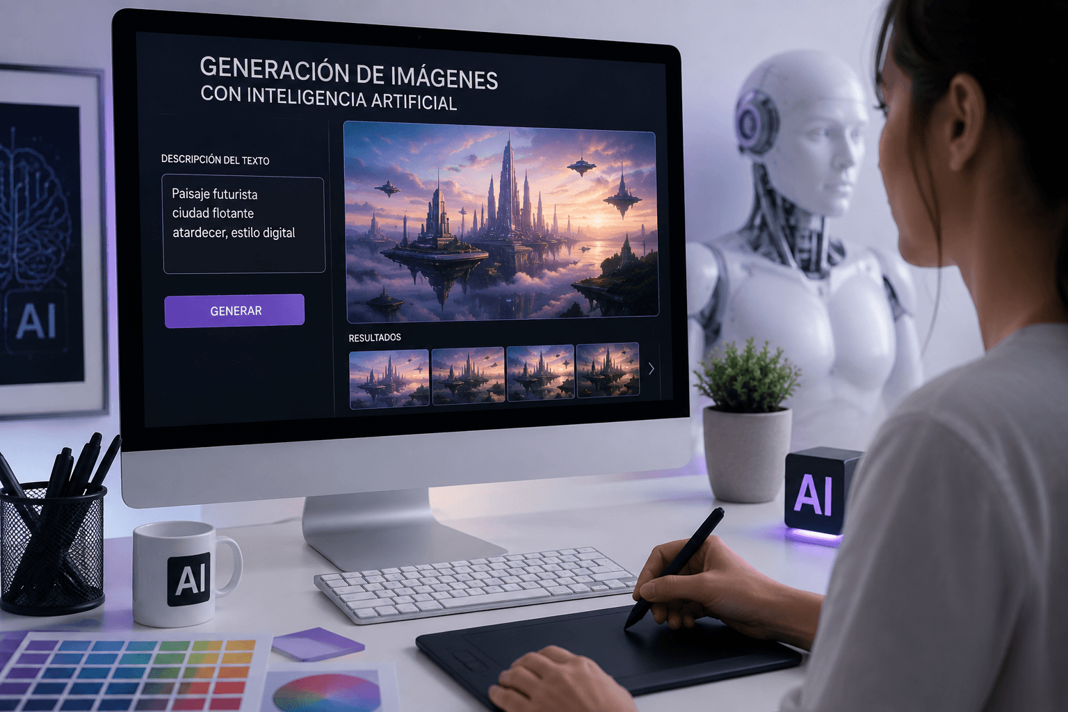Curso de creación y generación de imágenes con inteligencia artificial IA